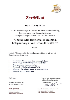 Therapeutin für mentales Training
